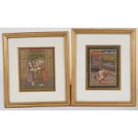 PAIR 19TH-CENTURY INDO-PERSIAN PAINTING