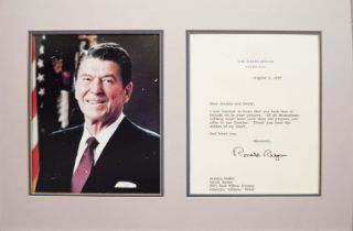 RONALD REAGAN MANUSCRIPT SIGNED LETTER