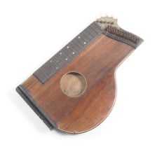 19TH-CENTURY ROSEWOOD CASE ZITHER