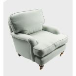 MODERN LINEN UPHOLSTERED ARMCHAIR