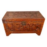 PROFUSELY CARVED CHINESE TRUNK