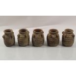 GROUP 5 ANTIQUE TERRACOTTA JARS