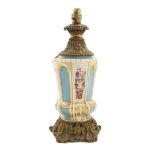 19TH-CENTURY FRENCH PORCELAIN TABLE LAMP