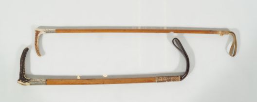 TWO 19TH-CENTURY RIDING CROPS