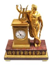 IMPORTANT FRENCH ORMOLU MANTEL CLOCK