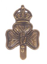 ROYAL IRISH RIFLES REGIMENTAL CAP BADGE