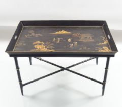 CHINOISERIE TOLEWARE COFFEE TABLE