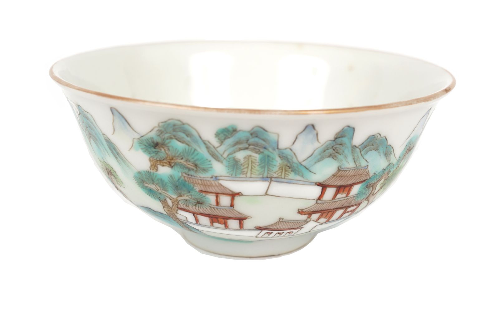 CHINESE DAOGUANG POLYCHROME PLATE