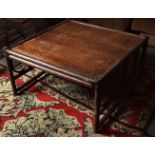 19TH-CENTURY FAUX BAMBOO OPIUM TABLE