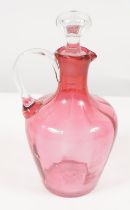 VICTORIAN RUBY GLASS DECANTER