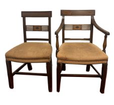 SET OF 6 18TH-CENTURY CORK DINING CHAIRS