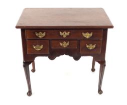 18TH-CENTURY MAHOGANY LOWBOY