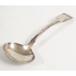 SILVER SAUCE LADLE