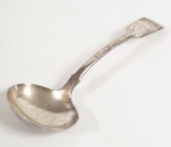 SILVER SAUCE LADLE