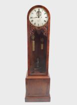 REGENCY MAHOGANY CASED REGULATOR CLOCK