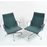 PAIR OF CHARLES AND RAY EAMES OFFICE CHAIRS