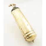 VICTORIAN BRASS FIRE EXTINGUISHER