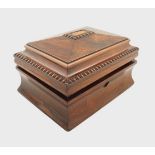 WILLIAM IV ROSEWOOD STATIONERY BOX