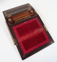 19TH-CENTURY TUNBRIDGEWARE MARQUETRY WRITING SLOPE