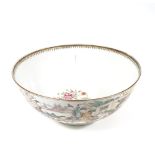 CHINESE 18TH-CENTURY FAMILLE ROSE BOWL