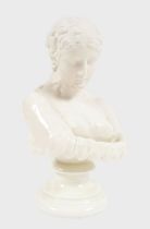 2ND PERIOD BELLEEK BUST OF CLYTIE 1891-1926