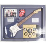 GUITAR SIGNED BY THE ROLLING STONES