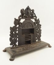 19TH-CENTURY CAST IRON ADVERTISEMENT MODEL