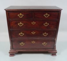 GEORGE III MAHOGANY CHEST