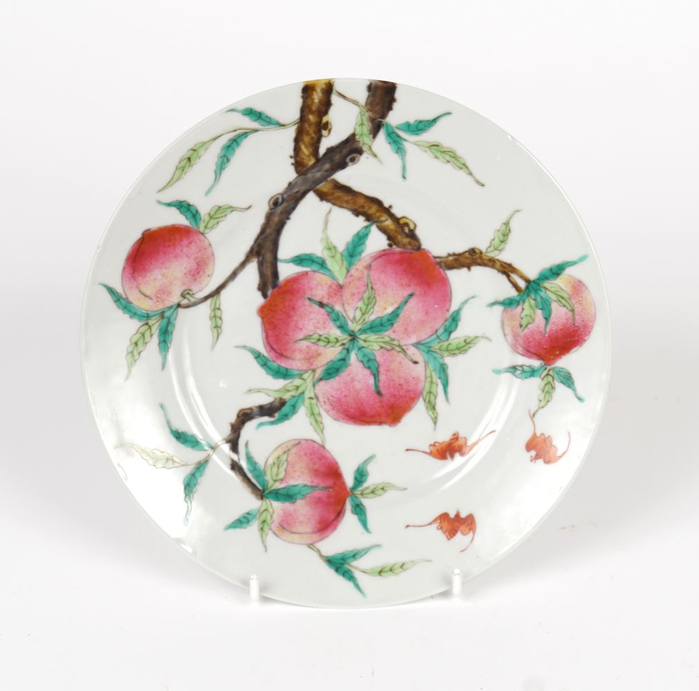 CHINESE FAMILLE ROSE PLATE