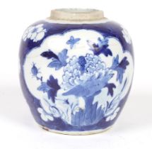 CHINESE QING BLUE AND WHITE JAR