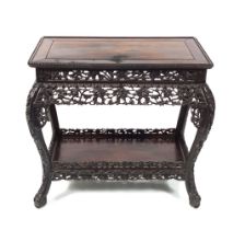 19TH-CENTURY CHINESE HARDWOOD TABLE
