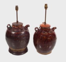 PAIR OF CHINESE TABLE LAMPS