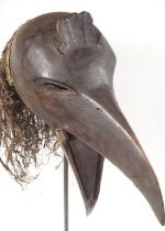 CHOKWE TRIBAL BIRD BEAK MASK