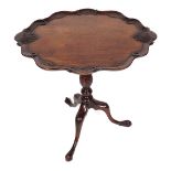 DUBLIN 19TH-CENTURY MAHOGANY SNAPTOP TABLE