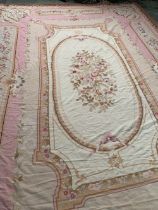 EXTREMELY LARGE AUBUSSON CARPET