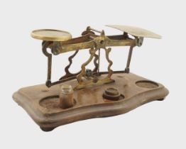 BRASS POSTAL SCALES