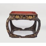JAPANESE MEIJI LACQUERED STAND
