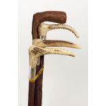 2 SWAINE & CO. ANTLER HUNTING WHIPS