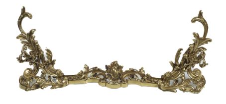 19TH-CENTURY FRENCH BRASS FENDER