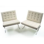 PAIR LABEL VAN DEN BERG LEATHER CHAIRS