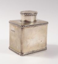 SILVER TEA CADDY