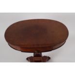 19TH-CENTURY WALNUT OCCASIONAL TABLE