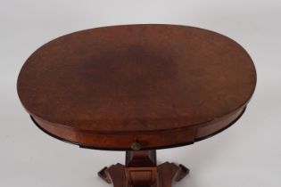 19TH-CENTURY WALNUT OCCASIONAL TABLE