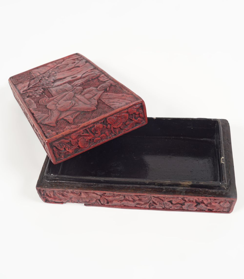 CHINESE LACQUERED BOX - Image 4 of 5
