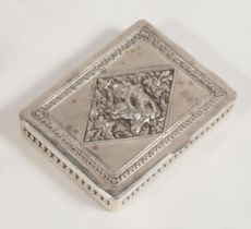 19TH-CENTURY INDO-PERSIAN SILVER SNUFF BOX