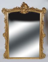 19TH-CENTURY FRENCH GILT FRAMED MIRROR