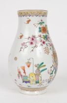 CHINESE REPUBLICAN POLYCHROME VASE