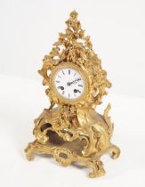 19TH-CENTURY ORMOLU CASED CLOCK