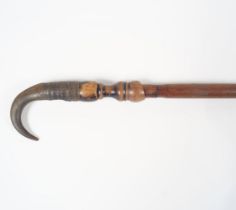 19TH-CENTURY MOUNTAINEERS STICK