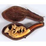 CARVED MEERSCHAUM PIPE